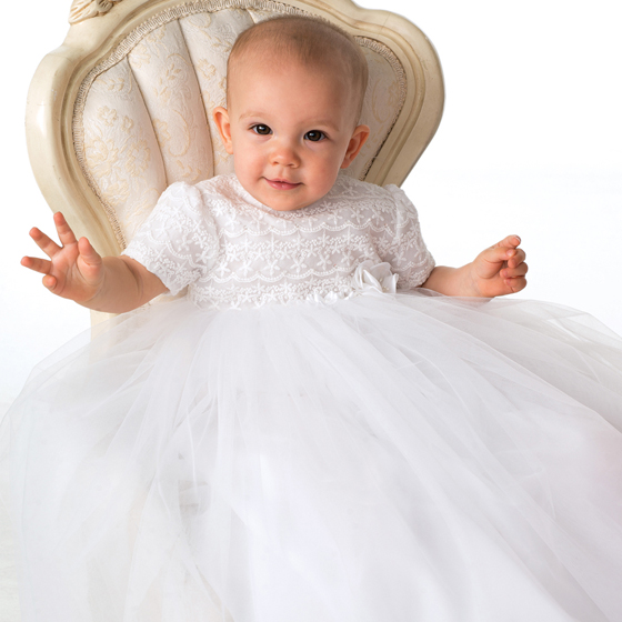 Sarah Louise Christening Gown & Bonnet - 1087